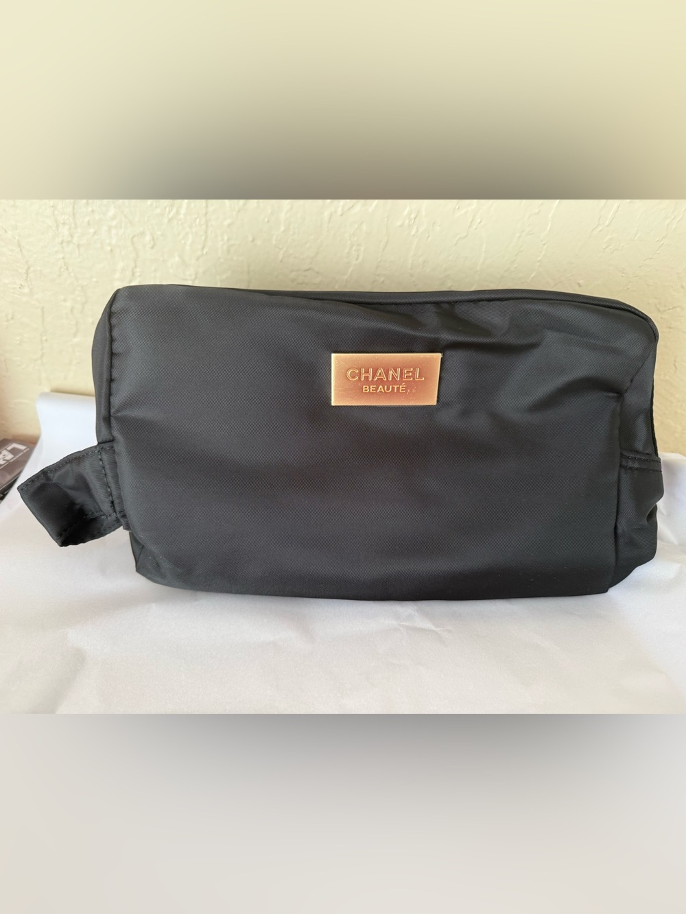 CHANEL Beauté Black Cosmetic Pouch